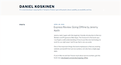 Desktop Screenshot of danielkoskinen.com