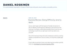 Tablet Screenshot of danielkoskinen.com